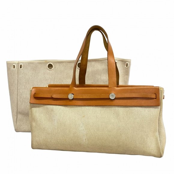 Hermes Hermès Cabas GM Tote Bag in Natural Toile H, Women's, with F Stamp - Picture 1 of 14